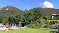 Vue sur Camperus et l'enclos des "poupoules"